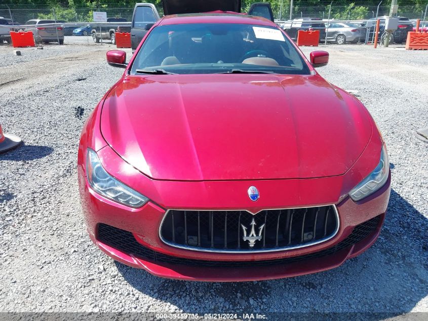 2014 Maserati Ghibli S Q4 VIN: ZAM57RTAXE1109511 Lot: 39459735