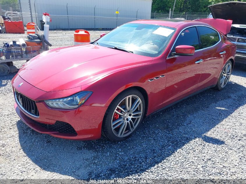 2014 Maserati Ghibli S Q4 VIN: ZAM57RTAXE1109511 Lot: 39459735