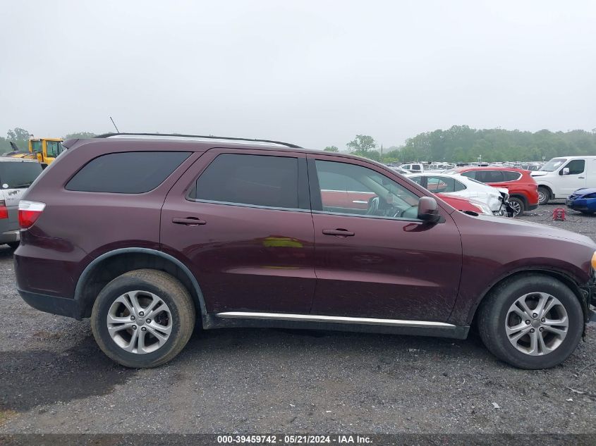 2012 Dodge Durango Sxt VIN: 1C4RDJAG2CC148120 Lot: 39459742