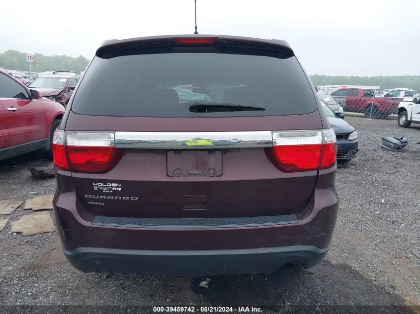 2012 Dodge Durango Sxt VIN: 1C4RDJAG2CC148120 Lot: 39459742