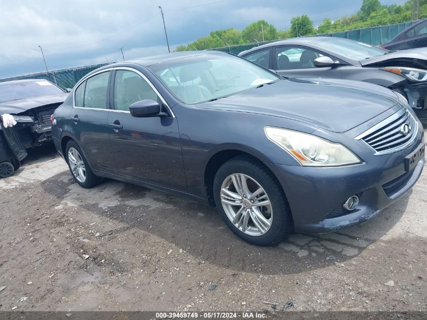 2011 Infiniti G25X VIN: JN1DV6AR8BM451565 Lot: 39459749