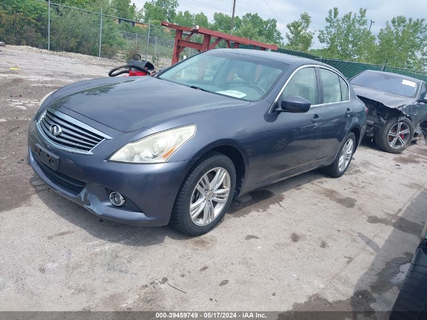 2011 Infiniti G25X VIN: JN1DV6AR8BM451565 Lot: 39459749