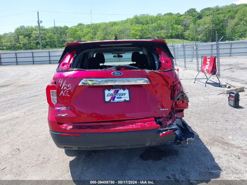 2022 Ford Explorer Xlt VIN: 1FMSK8DH7NGA33539 Lot: 39459750