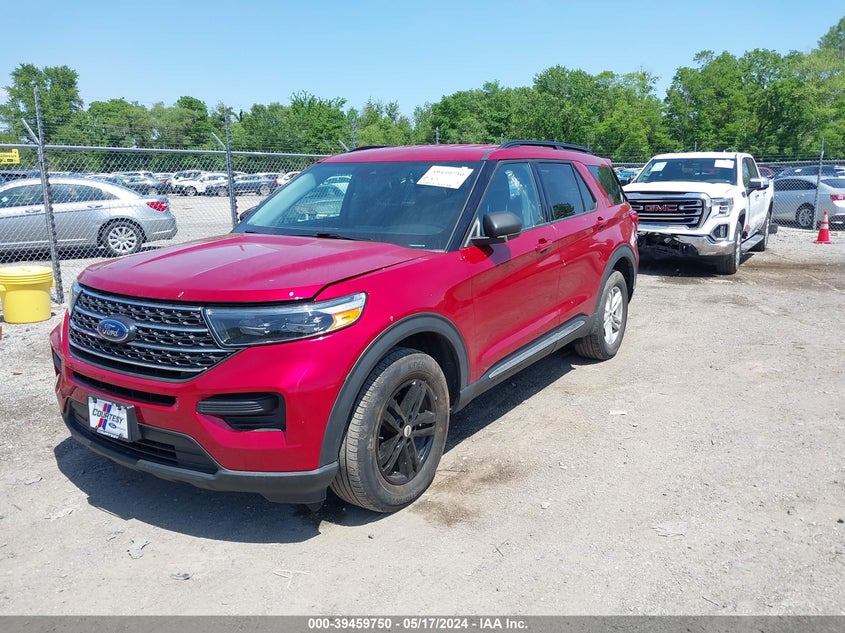 VIN 1FMSK8DH7NGA33539 2022 FORD EXPLORER XLT