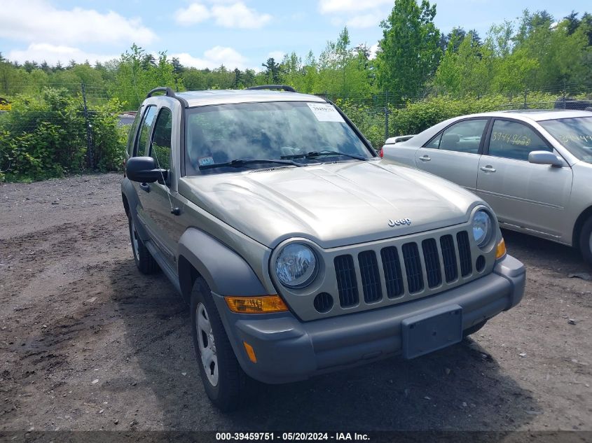 2006 Jeep Liberty Sport VIN: 1J4GL48K16W208407 Lot: 39459751