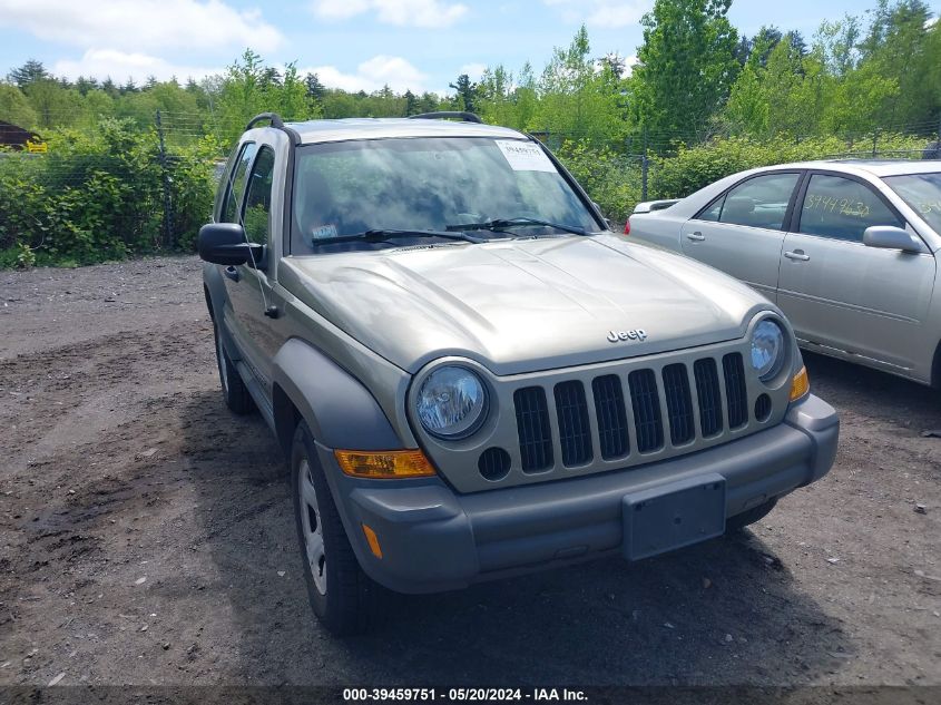 2006 Jeep Liberty Sport VIN: 1J4GL48K16W208407 Lot: 39459751