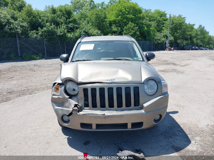 2008 Jeep Compass Sport VIN: 1J8FT47W18D760857 Lot: 39459761