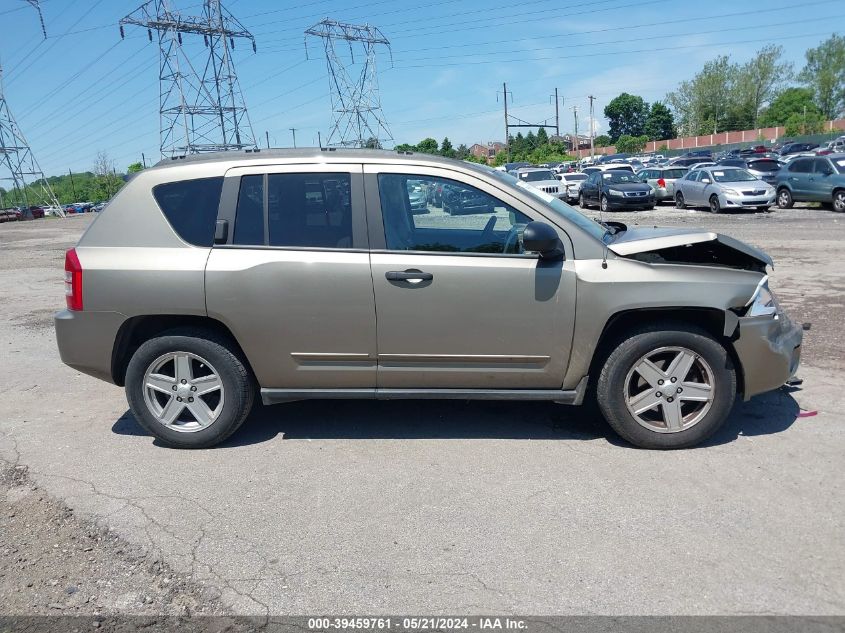 2008 Jeep Compass Sport VIN: 1J8FT47W18D760857 Lot: 39459761