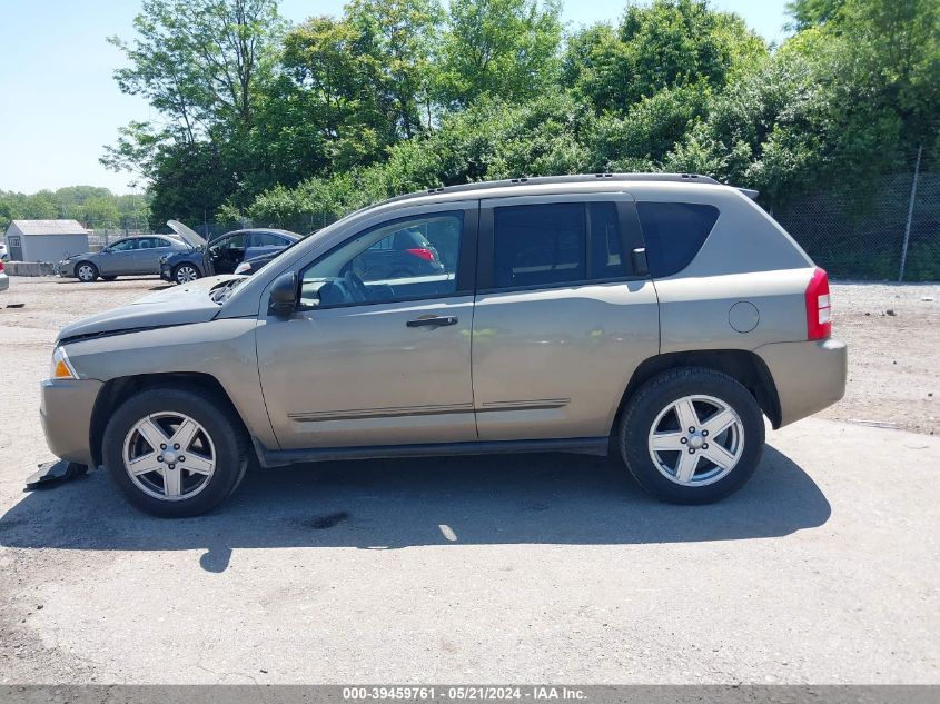 2008 Jeep Compass Sport VIN: 1J8FT47W18D760857 Lot: 39459761