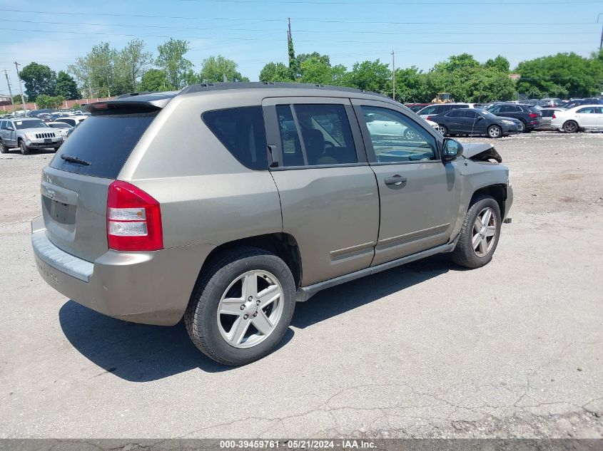 2008 Jeep Compass Sport VIN: 1J8FT47W18D760857 Lot: 39459761