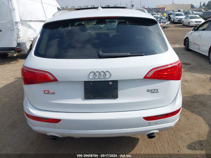 2012 Audi Q5 2.0T Premium VIN: WA1LFAFP1CA050162 Lot: 39459764