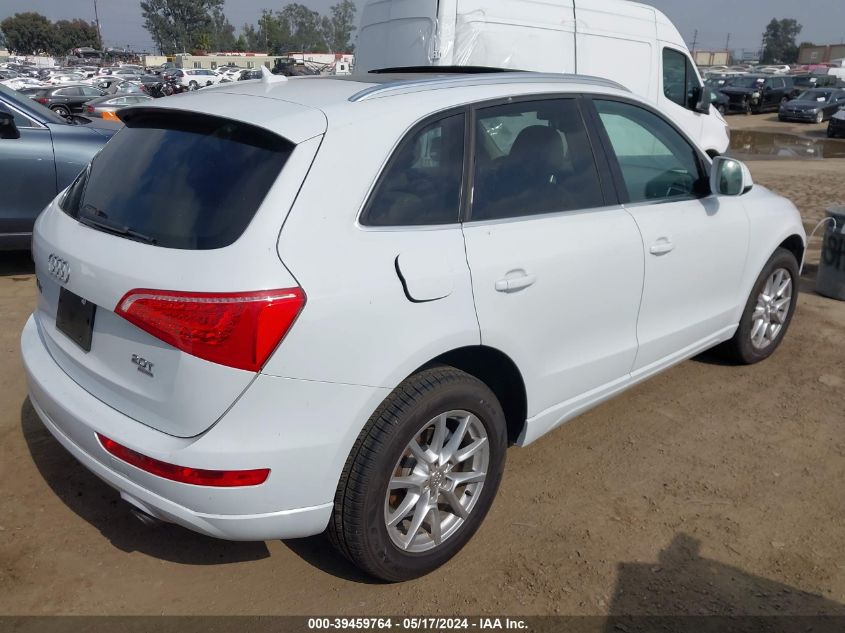 2012 Audi Q5 2.0T Premium VIN: WA1LFAFP1CA050162 Lot: 39459764