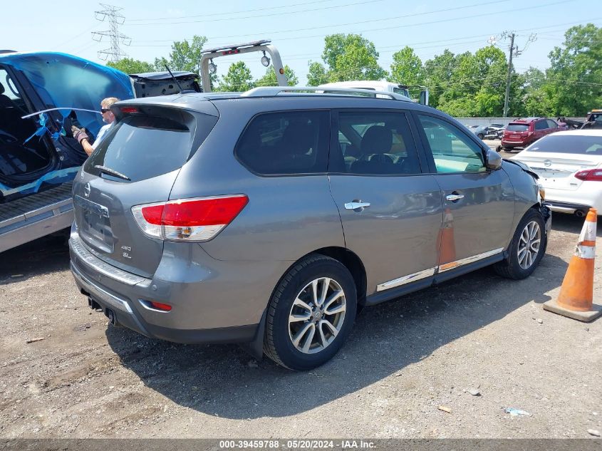 2015 Nissan Pathfinder Sl VIN: 5N1AR2MMXFC601969 Lot: 39459788