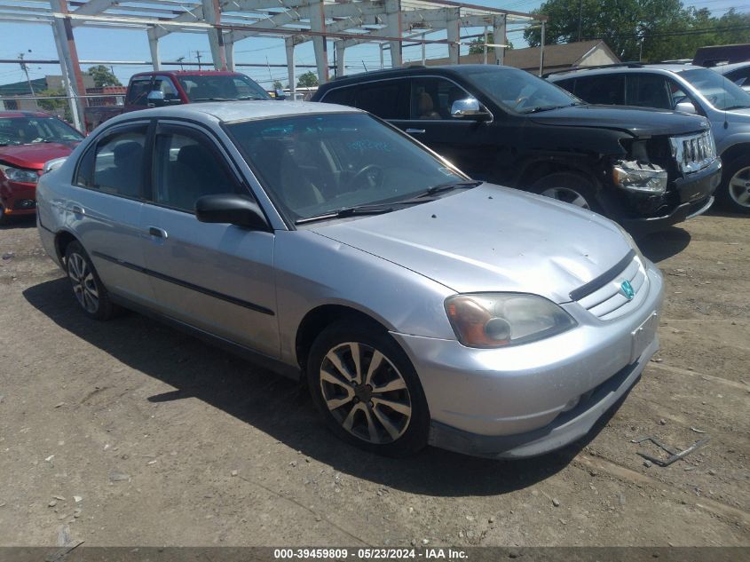 2003 Honda Civic Lx VIN: 2HGES16553H567248 Lot: 39459809