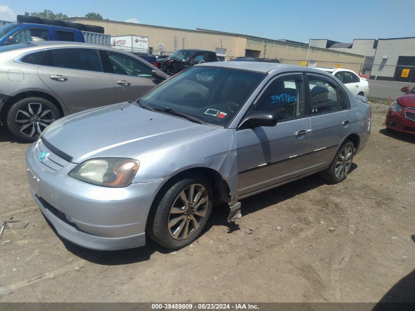 2003 Honda Civic Lx VIN: 2HGES16553H567248 Lot: 39459809