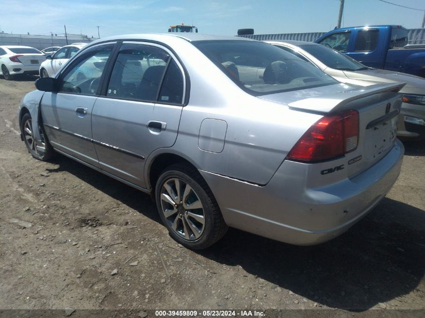 2003 Honda Civic Lx VIN: 2HGES16553H567248 Lot: 39459809