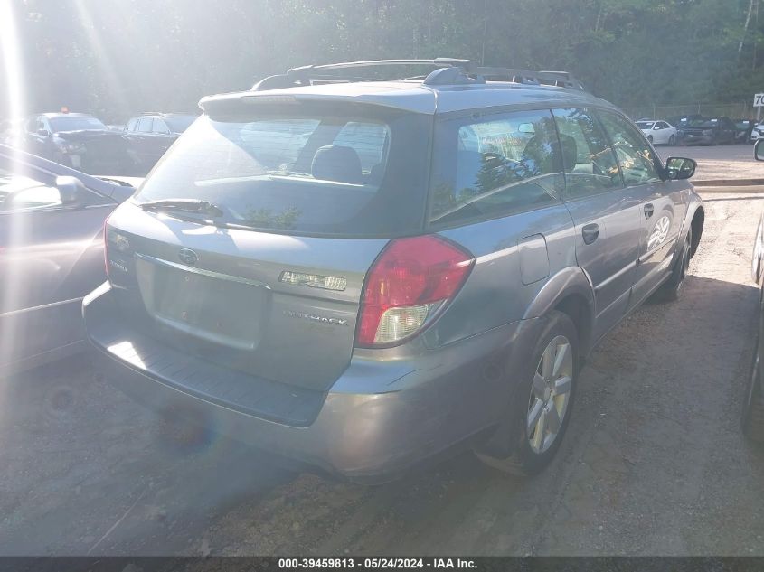 2008 Subaru Outback 2.5I/2.5I L.l. Bean Edition VIN: 4S4BP61C587333082 Lot: 39459813