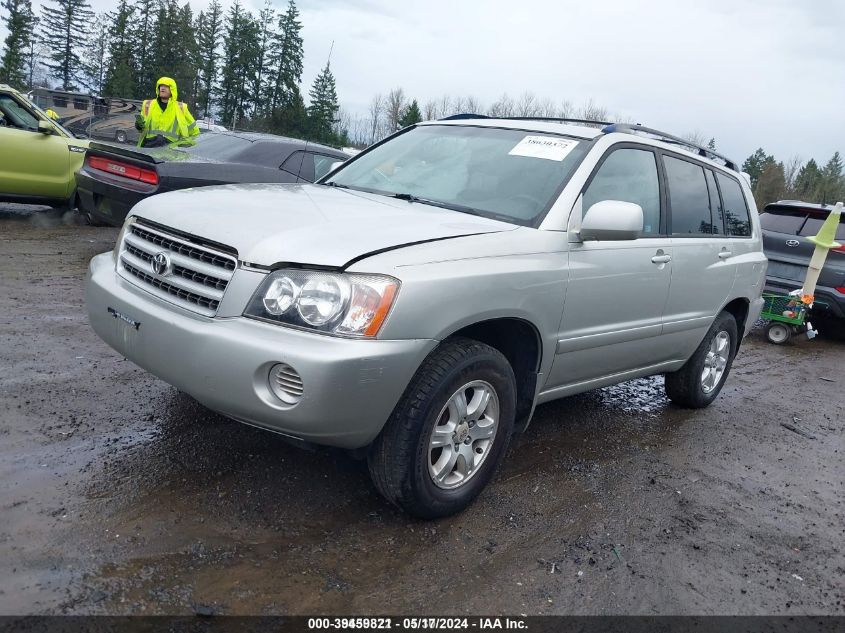 2003 Toyota Highlander VIN: JTEHD21A630019694 Lot: 39459821