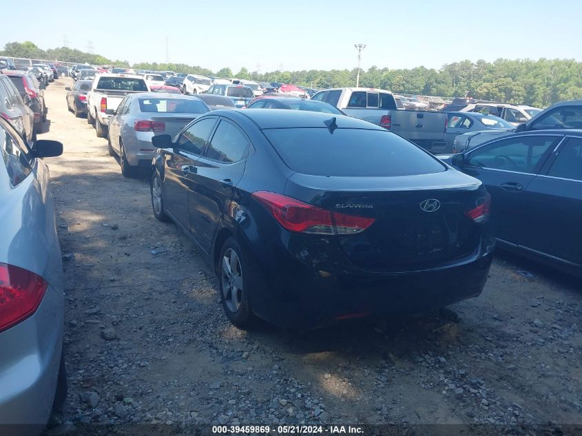 2013 Hyundai Elantra Gls VIN: KMHDH4AE3DU904883 Lot: 39459869