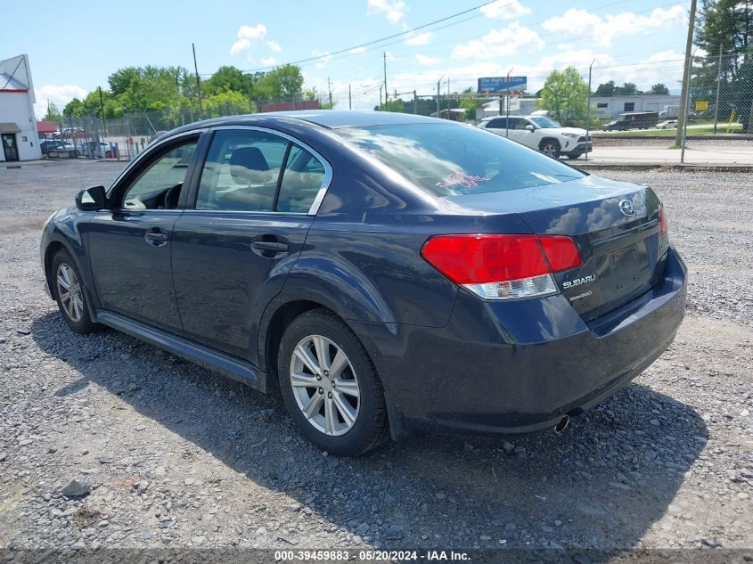 2011 Subaru Legacy 2.5I Premium VIN: 4S3BMBG66B3224121 Lot: 39459883