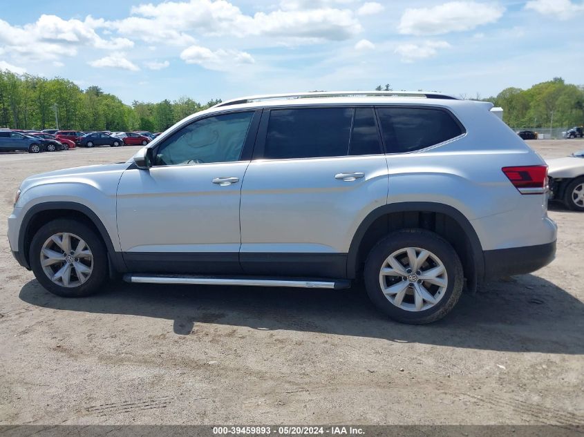 2018 Volkswagen Atlas 3.6L V6 Se VIN: 1V2KR2CA7JC586838 Lot: 39459893