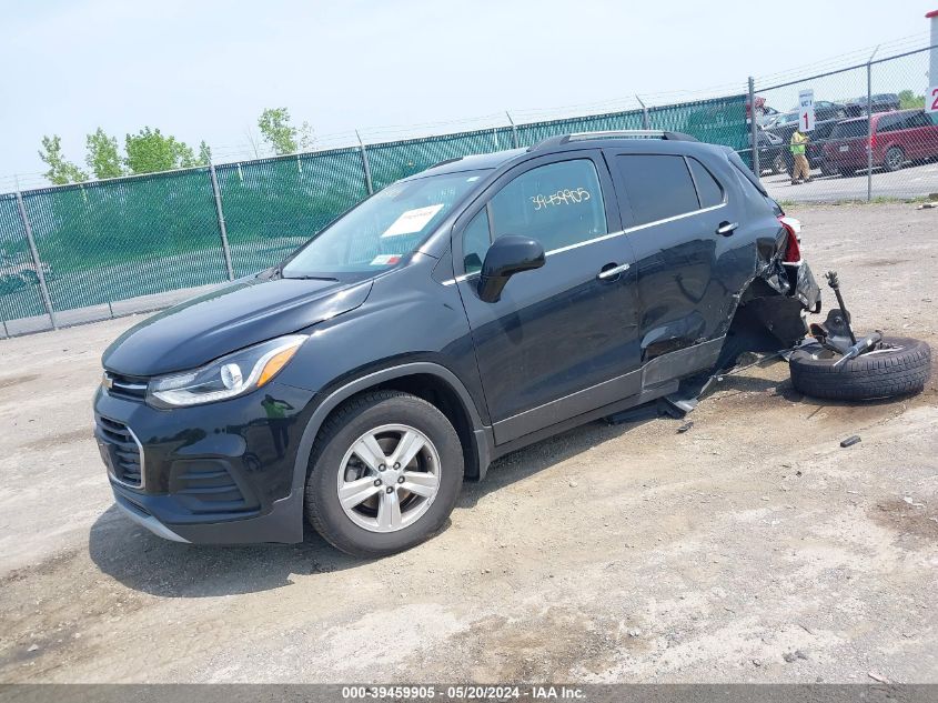 2019 Chevrolet Trax Lt VIN: 3GNCJPSB0KL117687 Lot: 39459905