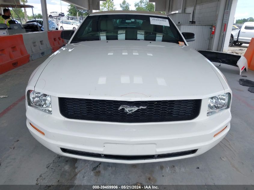 2007 Ford Mustang V6 Deluxe/V6 Premium VIN: 1ZVFT84NX75300466 Lot: 39459906