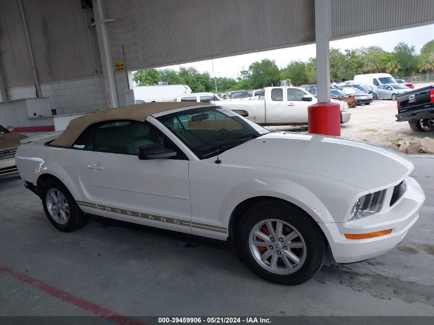 2007 Ford Mustang V6 Deluxe/V6 Premium VIN: 1ZVFT84NX75300466 Lot: 39459906