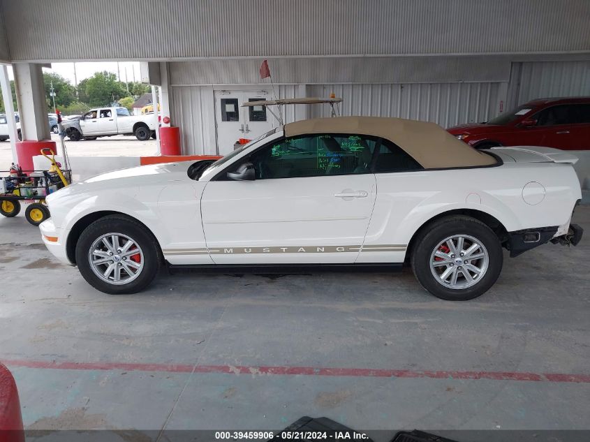 2007 Ford Mustang V6 Deluxe/V6 Premium VIN: 1ZVFT84NX75300466 Lot: 39459906