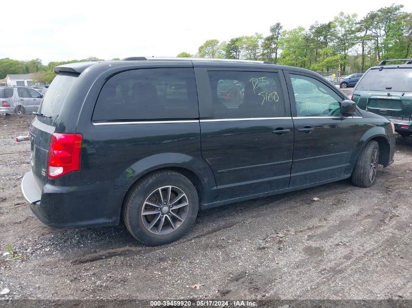 2017 Dodge Grand Caravan Sxt VIN: 2C4RDGCG4HR731786 Lot: 39459920