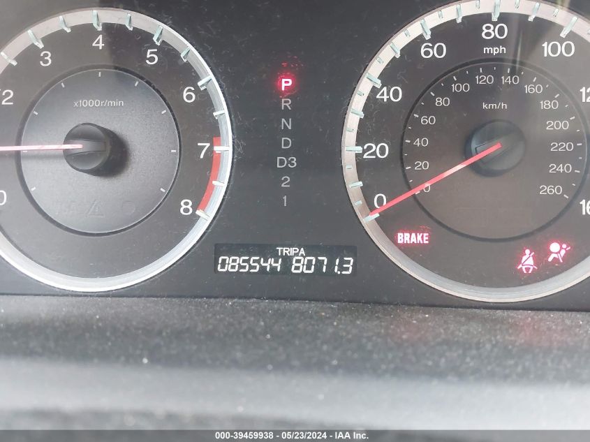 2009 Honda Accord 2.4 Lx VIN: 1HGCP26349A164110 Lot: 39459938