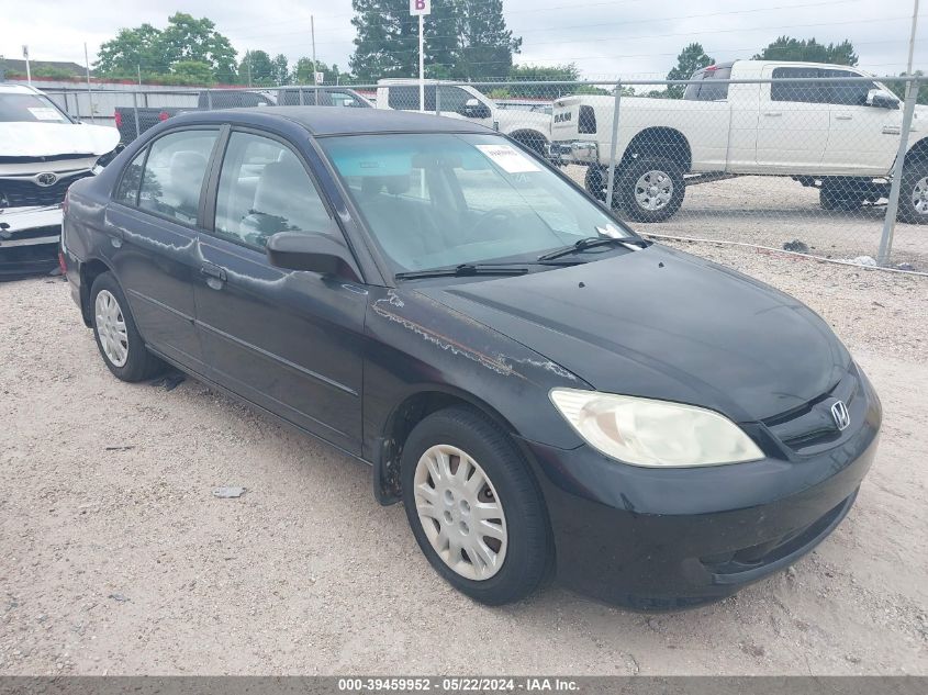 2004 Honda Civic Lx VIN: 2HGES16504H634467 Lot: 39459952