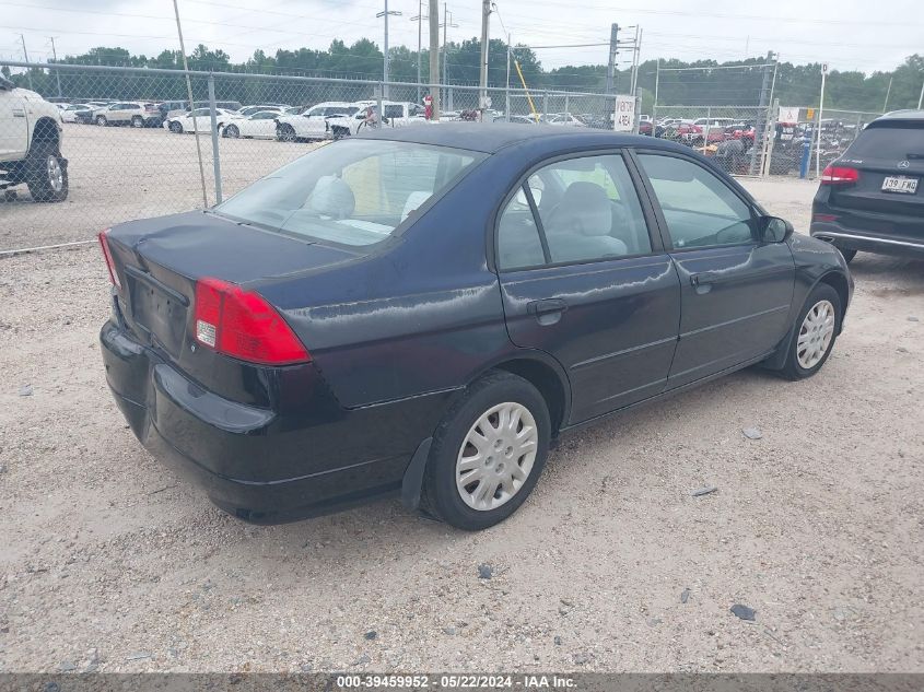 2004 Honda Civic Lx VIN: 2HGES16504H634467 Lot: 39459952