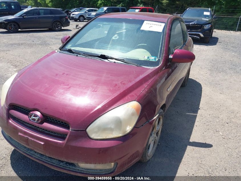 2007 Hyundai Accent Se VIN: KMHCN36C67U048229 Lot: 39459958