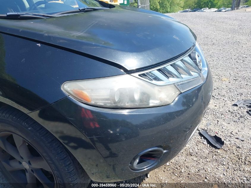 2010 Nissan Murano Sl VIN: JN8AZ1MW9AW100423 Lot: 39459960