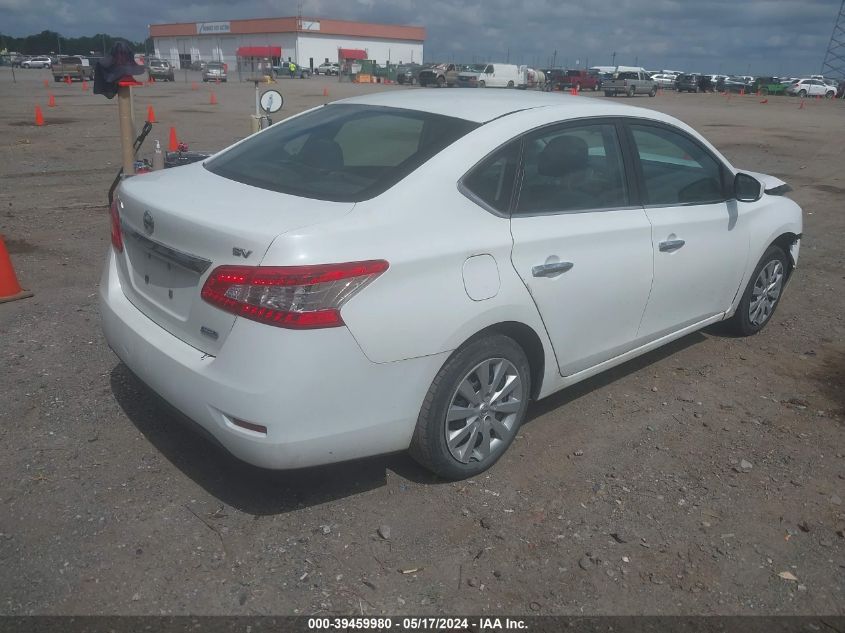 2014 Nissan Sentra Fe+ S/Fe+ Sv/S/Sl/Sr/Sv VIN: 3N1AB7AP4EY250487 Lot: 39459980