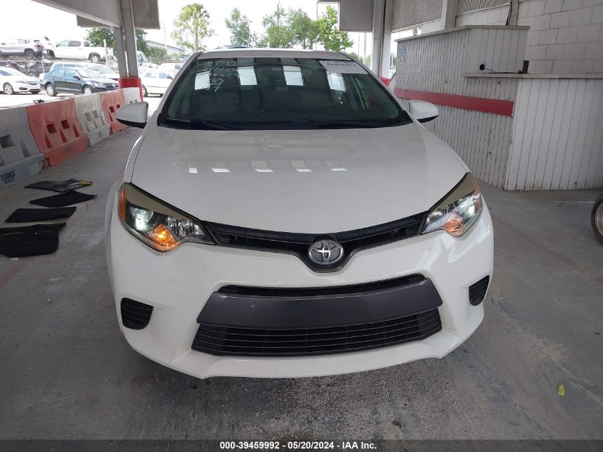 2015 Toyota Corolla Le VIN: 2T1BURHE0FC478208 Lot: 39459992