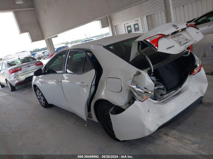 2015 Toyota Corolla Le VIN: 2T1BURHE0FC478208 Lot: 39459992