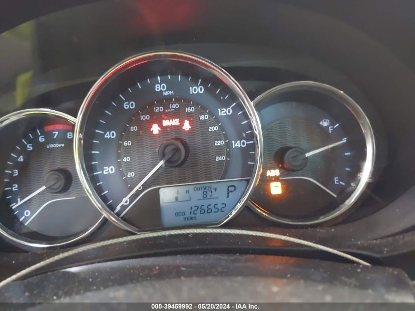 2015 Toyota Corolla Le VIN: 2T1BURHE0FC478208 Lot: 39459992