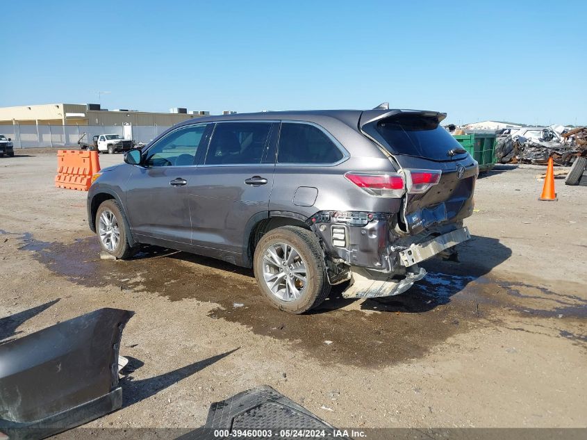 2015 Toyota Highlander Le Plus V6 VIN: 5TDBKRFH5FS072760 Lot: 39460003