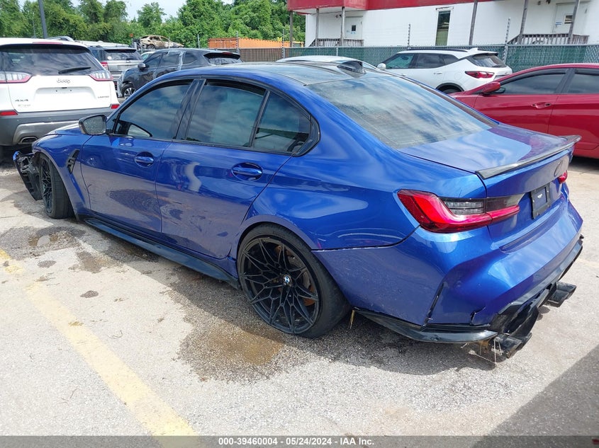 2022 BMW M3 COMPETITION VIN: WBS33AY07NFL85908