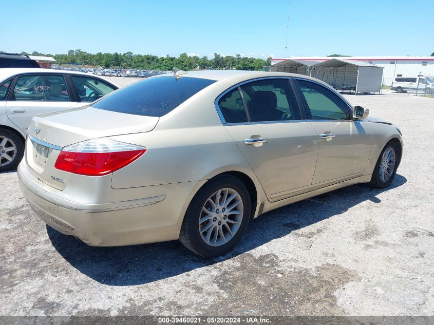 2011 Hyundai Genesis 3.8 VIN: KMHGC4DE5BU135744 Lot: 39460021