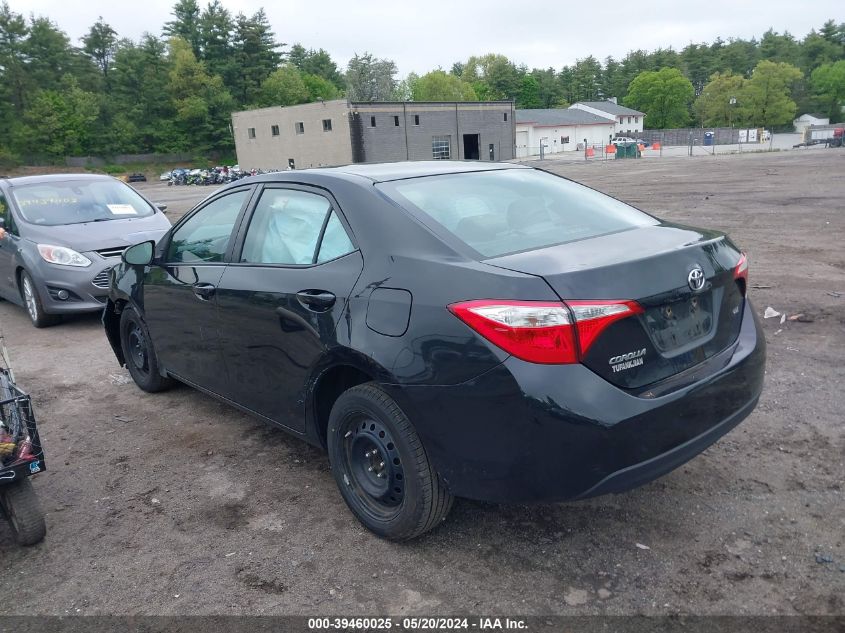 2015 Toyota Corolla Le VIN: 2T1BURHE9FC316867 Lot: 39460025