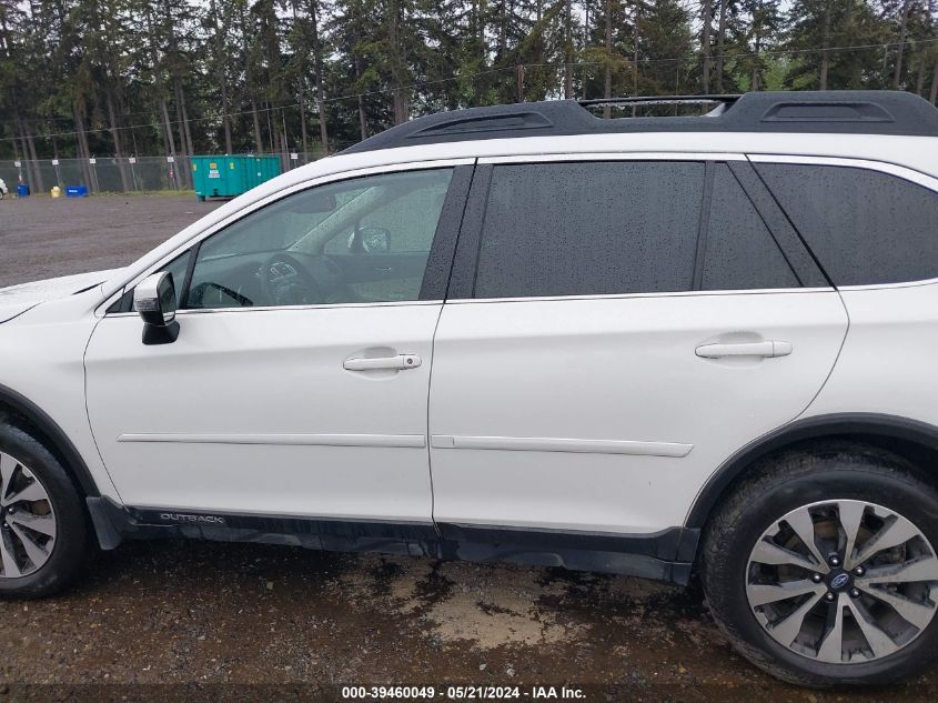 2016 Subaru Outback 2.5I Limited VIN: 4S4BSANC2G3355915 Lot: 39460049