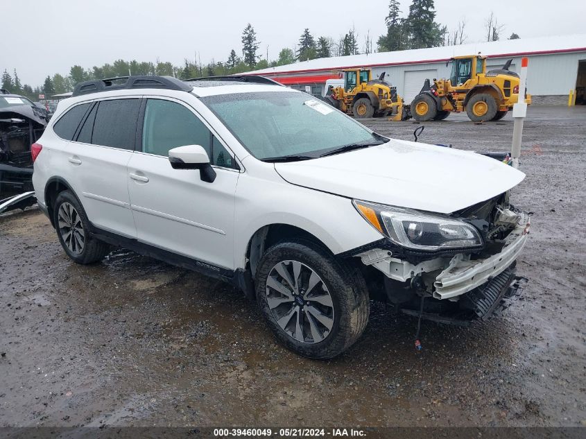 2016 Subaru Outback 2.5I Limited VIN: 4S4BSANC2G3355915 Lot: 39460049