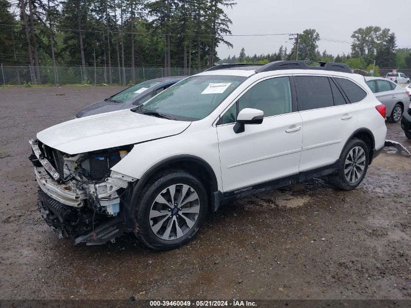 2016 Subaru Outback 2.5I Limited VIN: 4S4BSANC2G3355915 Lot: 39460049