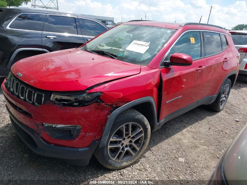 2017 Jeep New Compass Latitude 4X4 VIN: 3C4NJDBB5HT665855 Lot: 39460054