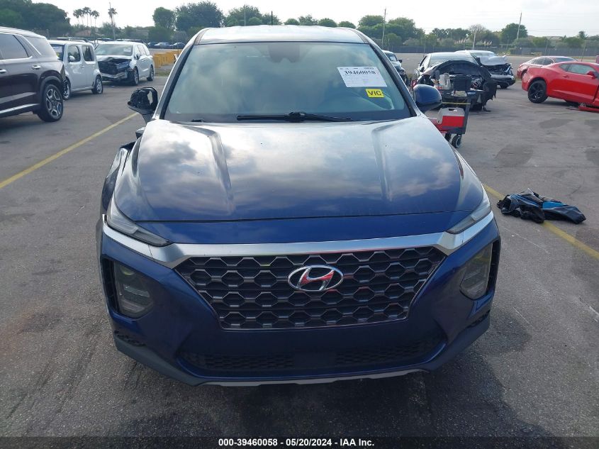 2020 Hyundai Santa Fe Se VIN: 5NMS23ADXLH255295 Lot: 39460058