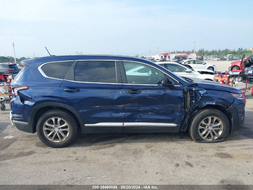 2020 Hyundai Santa Fe Se VIN: 5NMS23ADXLH255295 Lot: 39460058