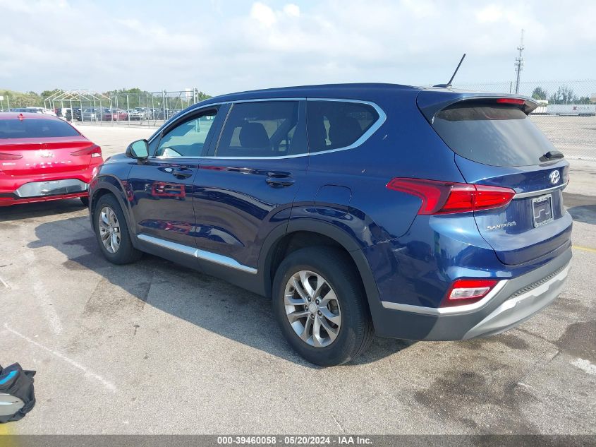 2020 Hyundai Santa Fe Se VIN: 5NMS23ADXLH255295 Lot: 39460058